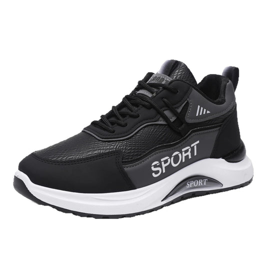 Herren Sportliche Sneakers mit stoßdämpfender Sohle und atmungsaktiver Oberflächenstruktur R&B