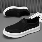 Damen Slip-On Sneakers mit atmungsaktivem Obermaterial und dämpfender Sohle