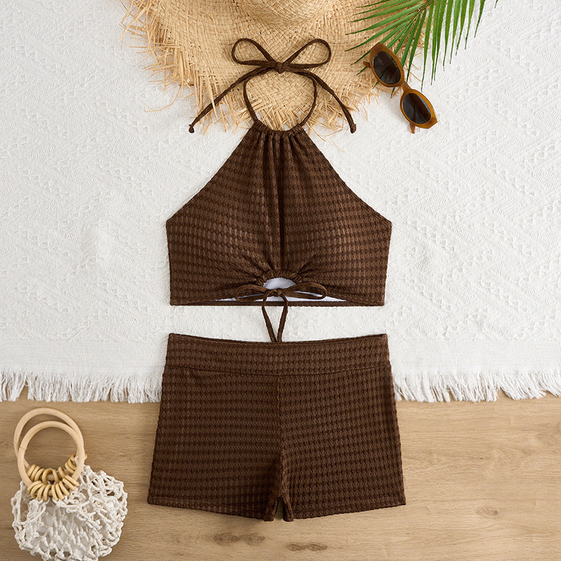 Damen Bikini-Set mit raffinierten Schnittdetails und elastischen Trägern R&B