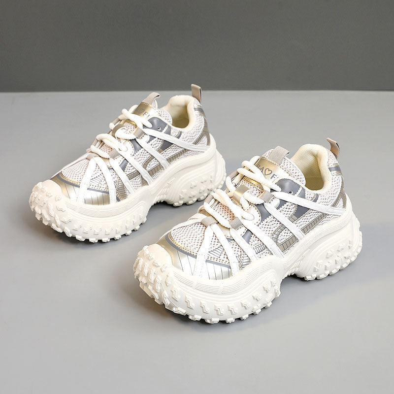 Damen Sportliche Outdoor Sneakers mit atmungsaktiver Mesh-Konstruktion und stabiler Profilsohle R&B