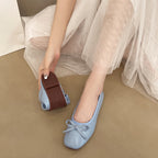 Damen Bequeme Ballerinas mit zartem Schleifen-Detail R&B