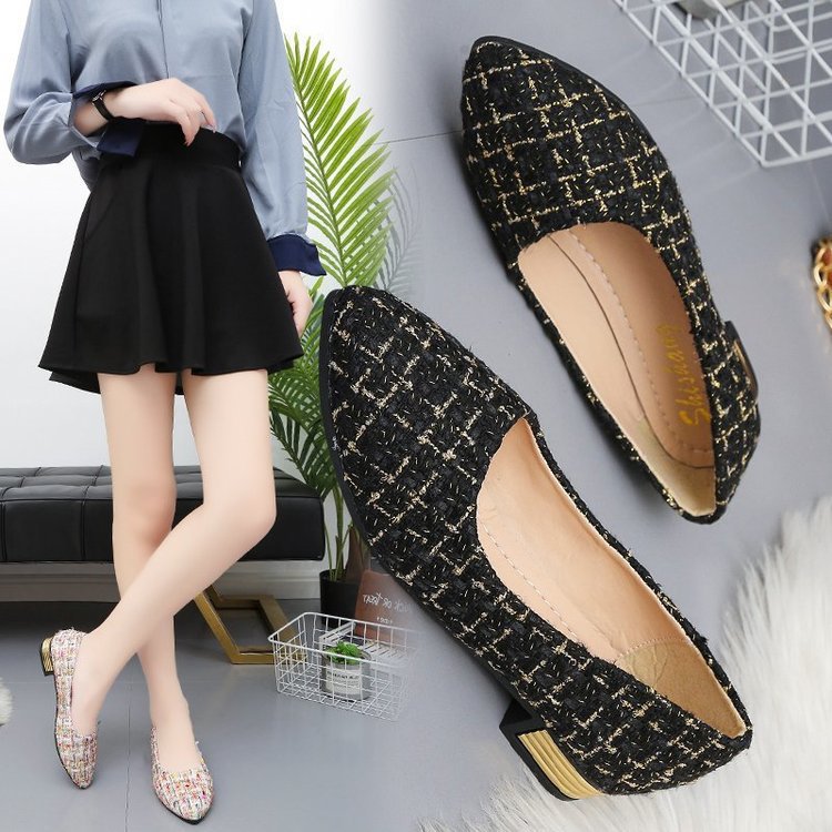 Damen elegante Ballerinas mit modischem Flachabsatz und farbenfrohem Obermaterial R&B