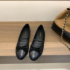 Damen Elegante Mary Jane Ballerinas mit modischem Riemchen und komfortablem Fußbett R&B