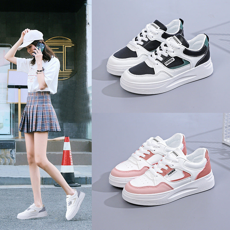 Damen Sneakers mit hochgezogener Sohle und modischem Design R&B