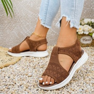 Damen Bequeme und atmungsaktive Freizeitsandalen R&B