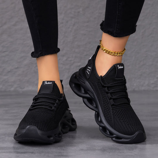 Damen Leichte und atmungsaktive Sport-Sneaker mit dämpfender Sohle R&B