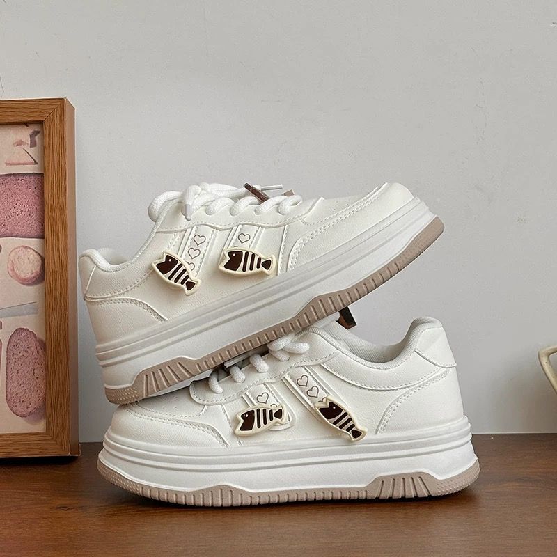 Damen Niedrigprofil Sneakers mit verspieltem Tiermotiv R&B