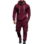 Herren Kapuzen-Sportanzug mit modernem Schnitt und praktischen Taschen R&B