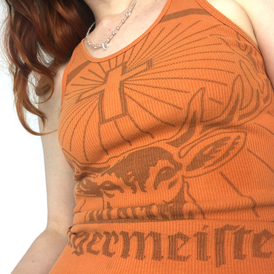 Damen ärmelloses Top im kreativen Retro-Design mit Druck R&B