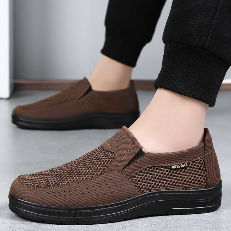 Damen Atmungsaktive Slip-On Freizeitschuhe mit rutschfester Sohle R&B