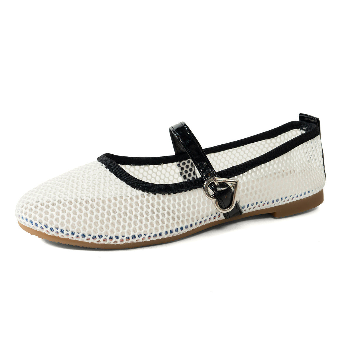 Damen Atmungsaktive Mary Jane Ballerinas mit Netzdesign R&B