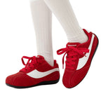 Damen Komfortable Sneakers mit atmungsaktiver Wildleder-Oberfläche und rutschfester Sohle