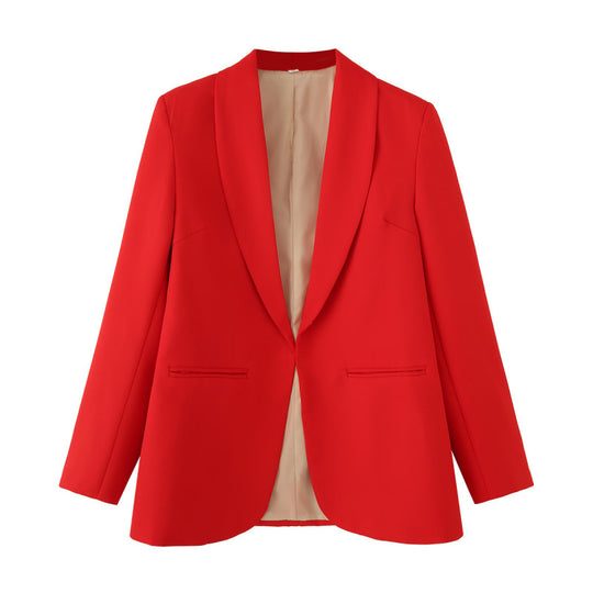 Damen eleganter Blazer mit einzigartigem Schnitt und Taschen R&B