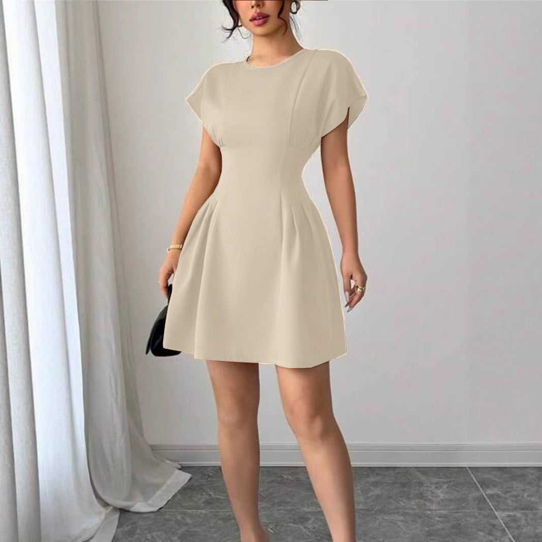 Damen Wickelkleid mit elegantem Schnitt und fließendem Rock R&B