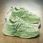 Damen sportliche Chunky Sneakers mit trendigem Design und optimaler Dämpfung R&B