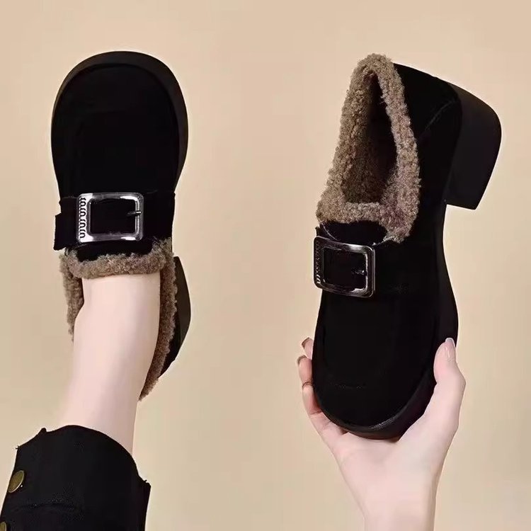 Damen Bequeme Stiefeletten mit komfortablem Innenfutter und dekorativem Schnallenverschluss R&B