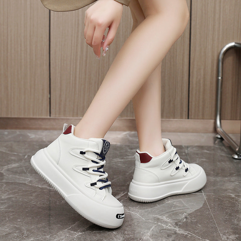 Damen modische High-Top Sneakers mit ergonomischem Komfort und dämpfendem Profil R&B