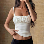 Damen-Bustier-Oberteil mit schmeichelnder Passform und feinen Rüschen R&B