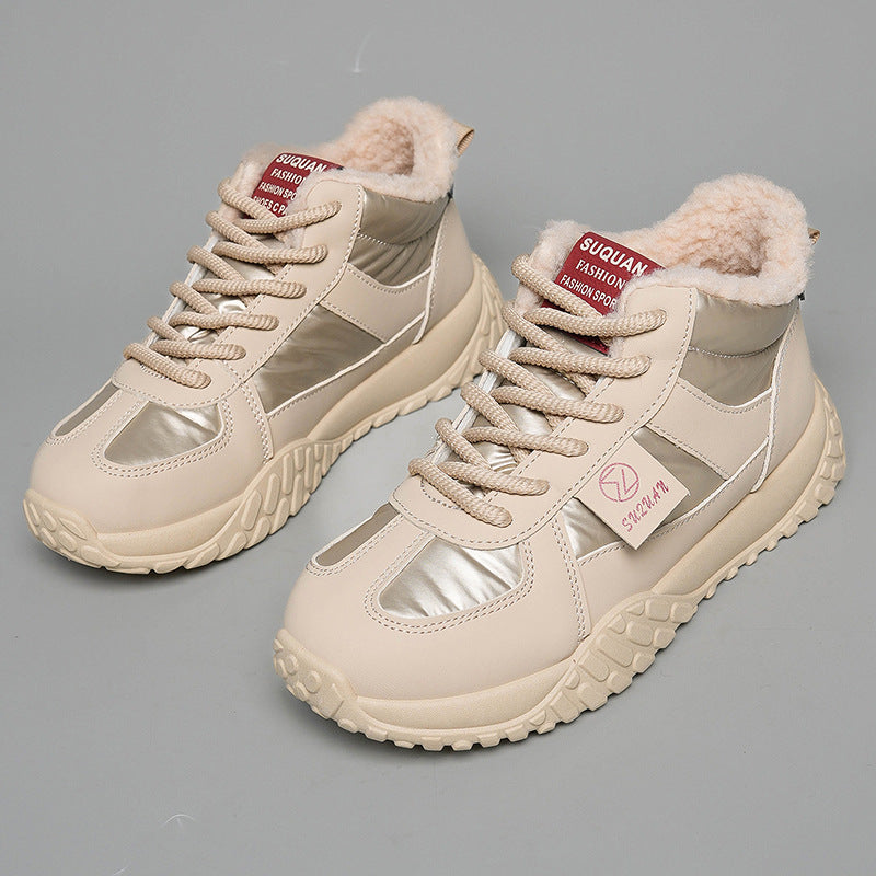 Damen Hohe Winter Sneakers mit kuscheligem Innenfutter R&B