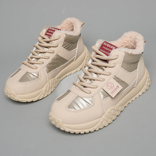 Damen Hohe Winter Sneakers mit kuscheligem Innenfutter R&B