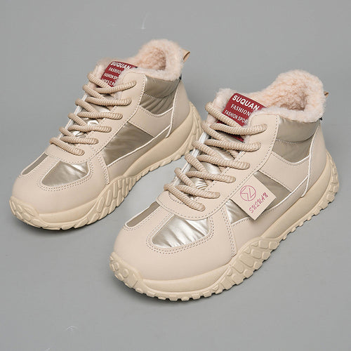 Damen Hohe Winter Sneakers mit kuscheligem Innenfutter R&B