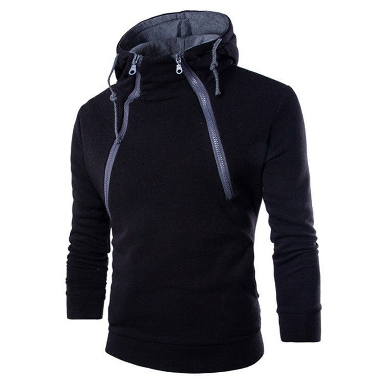 Herren moderne Kapuzenpullover mit praktischem Reißverschluss R&B