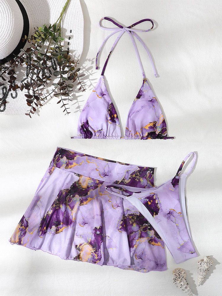 Damen Bikiniset mit schmeichelnder Rock-Optik