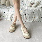 Damen elegante und komfortable Ballerinas mit verstellbarem Riemen R&B
