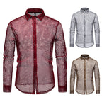 Herren Mesh-Hemd aus hochwertigem Material mit innovativem Design