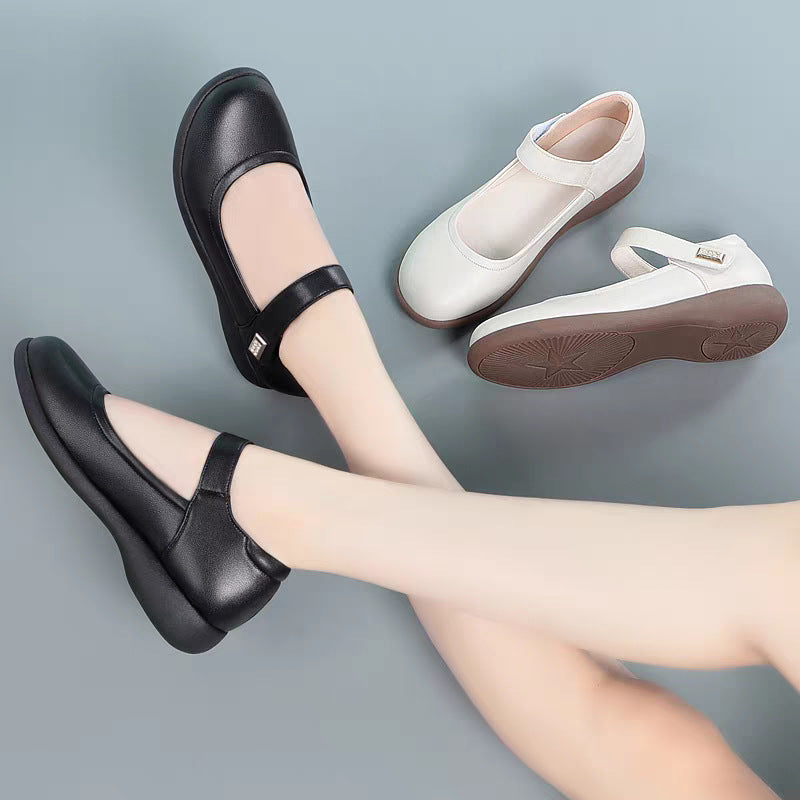 Damen Mary Jane Schuhe mit rutschfester Sohle und elegantem Riemen R&B