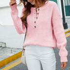 R&B | Einfarbiger Strickpullover Mit Feinem Strick
