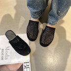 Damen bequeme Clogs mit offenem Fersenbereich und atmungsaktiver Struktur R&B