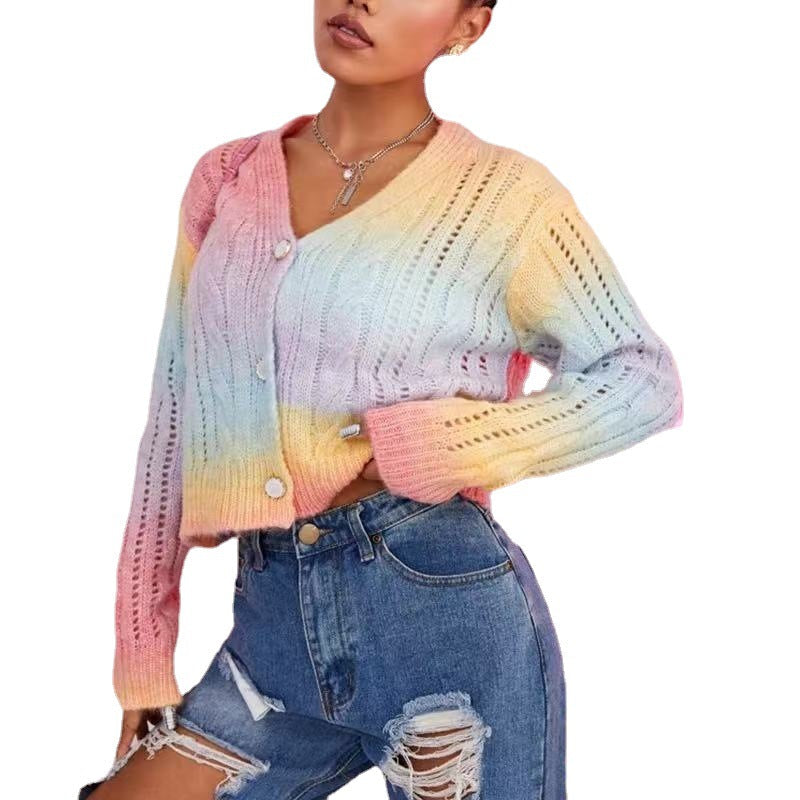 Damen kuschelige Strickjacke mit voluminösen Ärmeln und einzigartigem Zopfmuster R&B