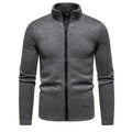 Herren Fleecejacke mit Stehkragen und durchgehendem Reißverschluss R&B