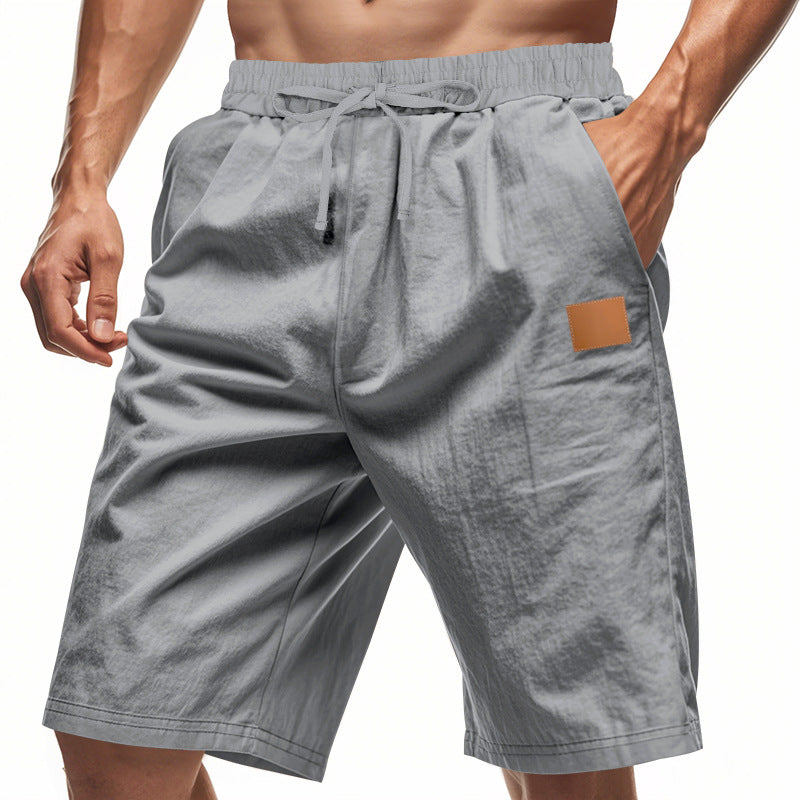 Herren lässige Shorts mit elastischem Bund und praktischen Taschen R&B