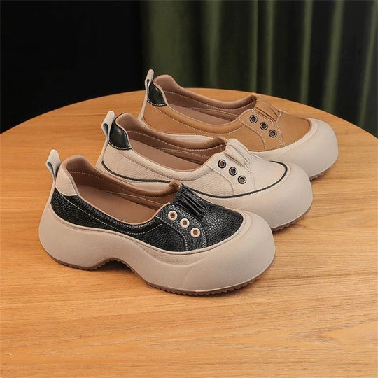 Damen Kompfortable Slip-On Sneakers mit innovativer Sohle und atmungsaktiver Oberfläche R&B