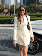 Damen Blazer im Trench-Stil R&B