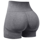 Damen Hochbundige Fitness Shorts mit innovativer FormgR&Bung R&B