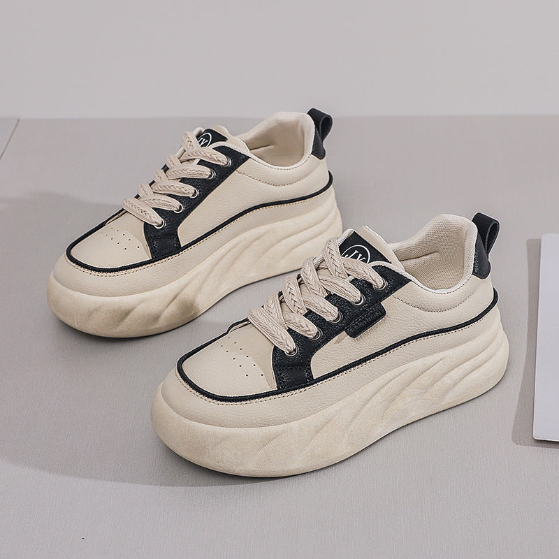Damen Sportliche Sneakers mit dickem Plateau R&B