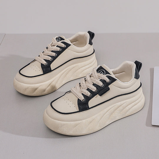 Damen Sportliche Sneakers mit dickem Plateau R&B