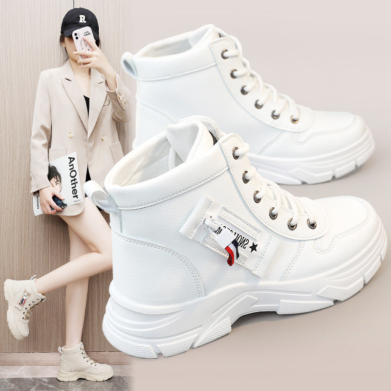 Damen High-Top Sneakers mit dämpfender Sohle und trendigem Design R&B
