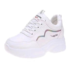 Damen Sneaker mit modischem Wellenmuster R&B