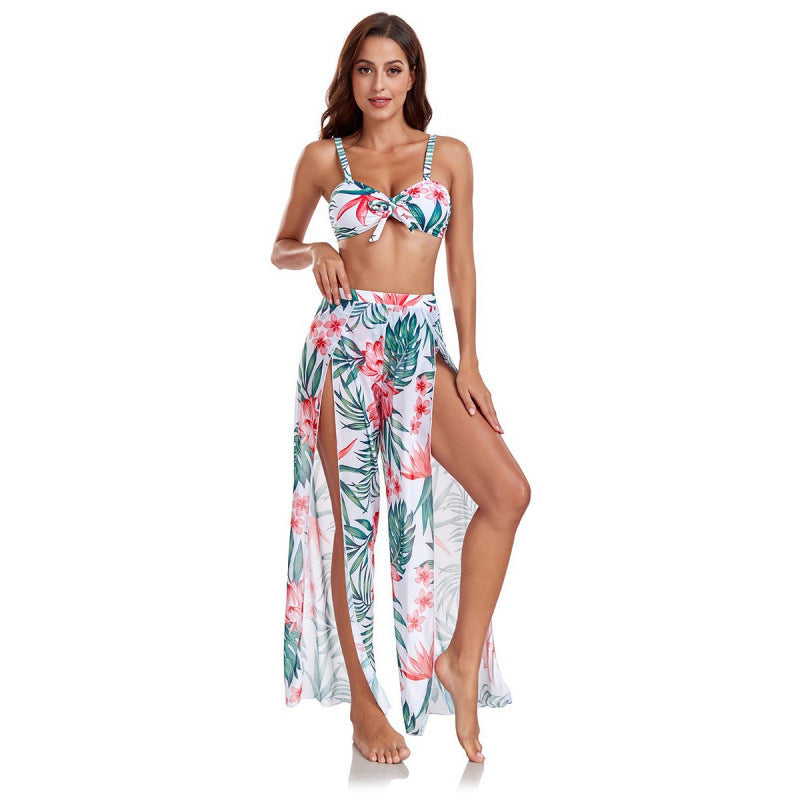 Damen Bikini-Set mit luftiger Strandhose R&B