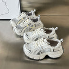 Damen Sportliche Chunky Sneakers mit atmungsaktiver Mesh-Oberfläche und stabiler Sohle R&B