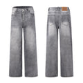 Damen Weite Jeanshose im lässigen Vintage-Stil mit hohem Bund R&B