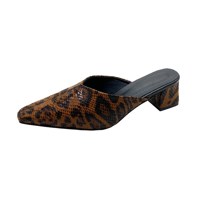 Damen Modische Slingback-Pumps mit eleganter Spitze und Blockabsatz R&B