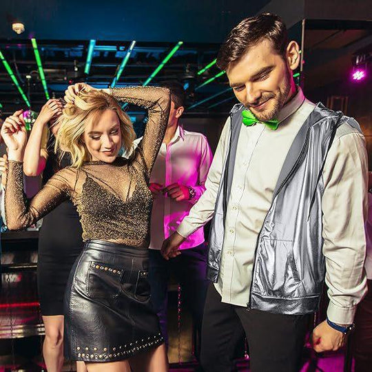 Herren Kapuzenweste mit glänzendem Obermaterial und praktischen Taschen R&B