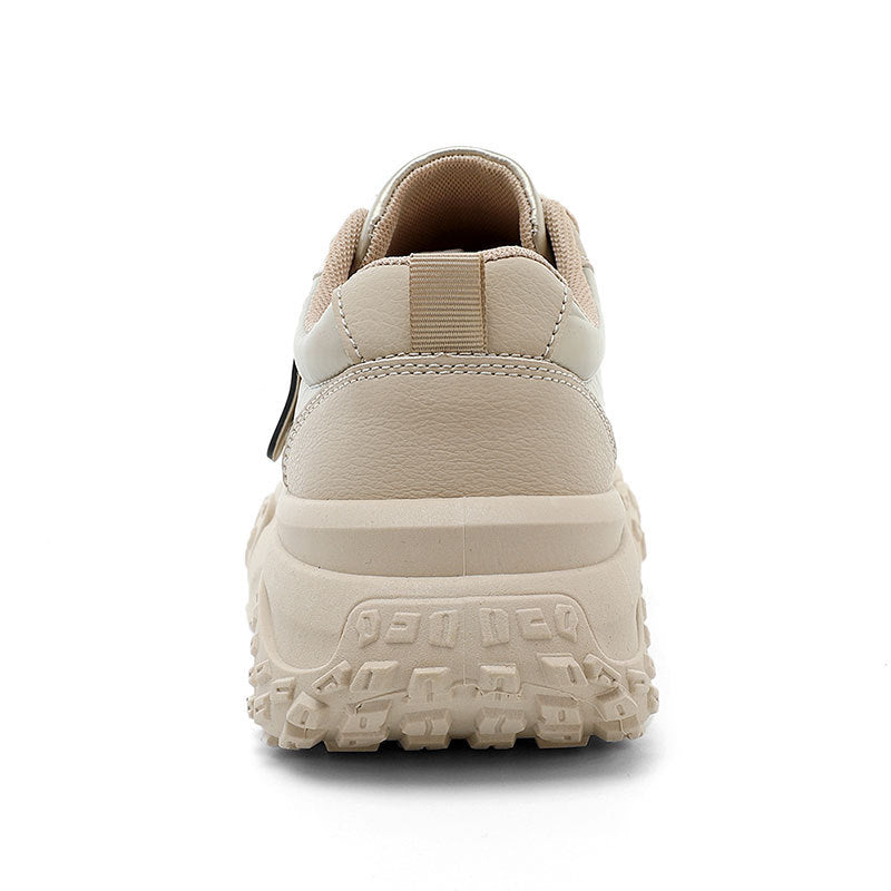 Damen Sportliche Plateau Sneakers mit rutschfester Laufsohle und atmungsaktivem Obermaterial R&B
