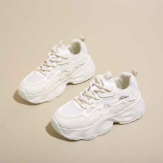 Damen Sportliche Chunky Sneakers mit atmungsaktivem Obermaterial und stabiler Sohle R&B