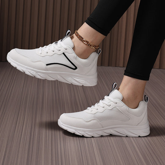 Damen Sportliche Sneakers mit atmungsaktiver Mesh-Oberfläche und stoßdämpfender Sohle R&B